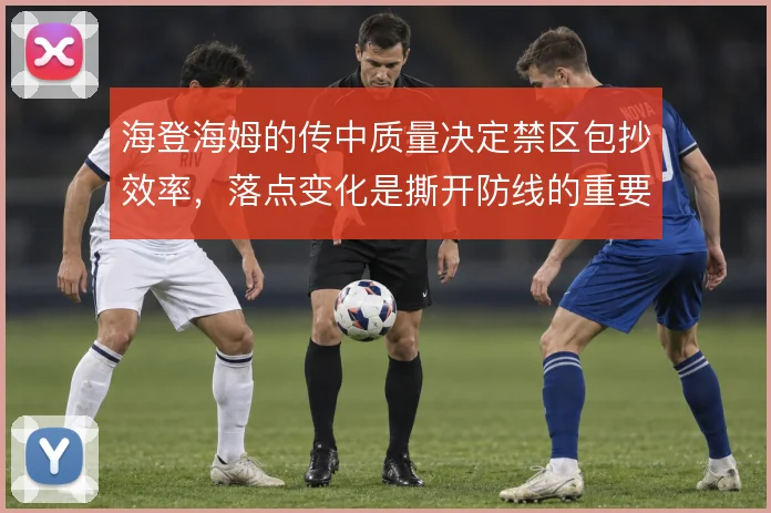 海登海姆的传中质量决定禁区包抄效率，落点变化是撕开防线的重要手段